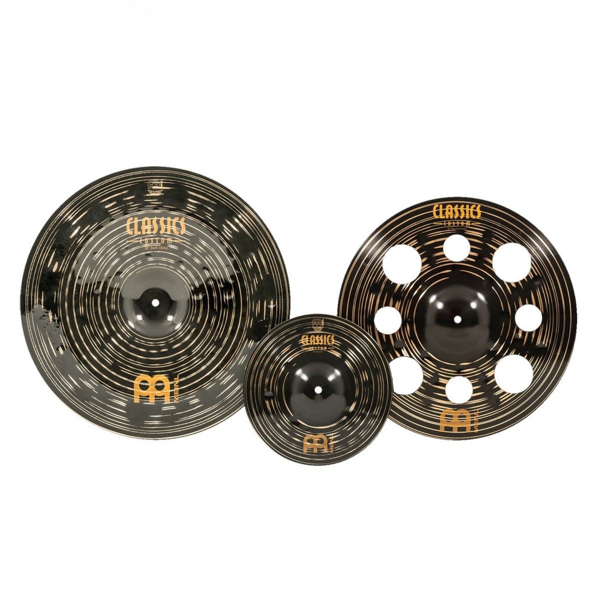 Bộ Cymbal Meinl Classics Custom Dark Effects Cymbal Set - CCD101618 - Việt Music