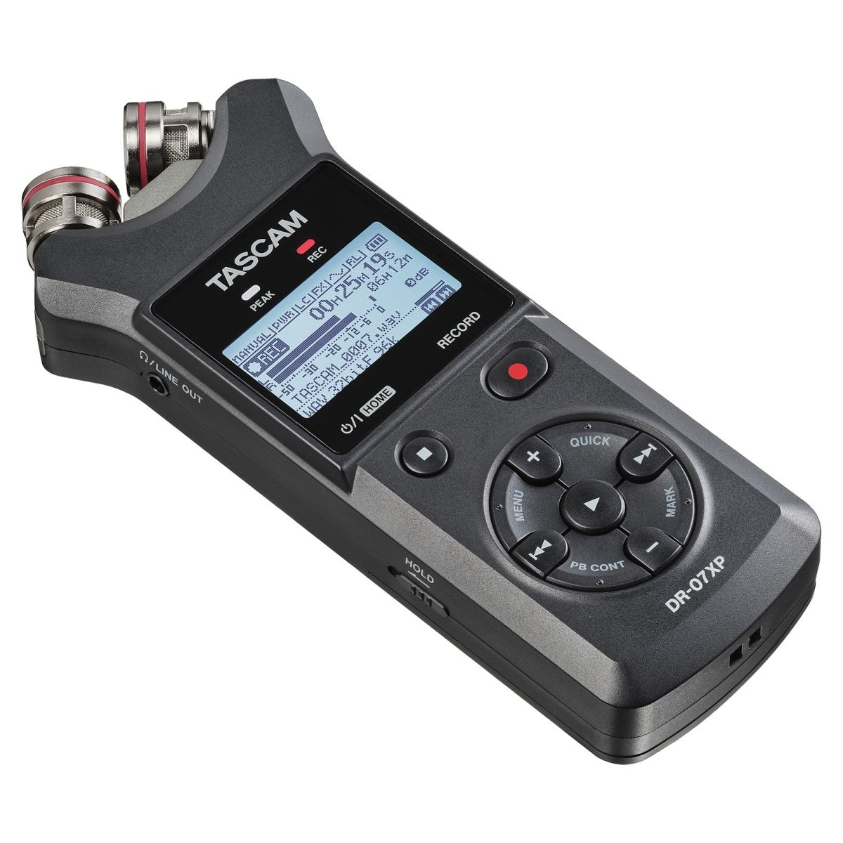 Thiết Bị Ghi Âm Tascam DR-07XP Portable Handheld Recorder with Interface - Việt Music