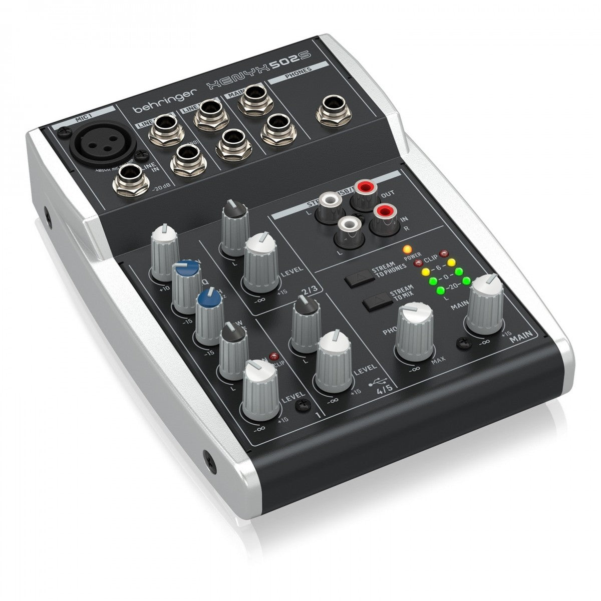 Mixer Behringer XENYX 502S Premium 5-Channel With USB Streaming - Việt Music