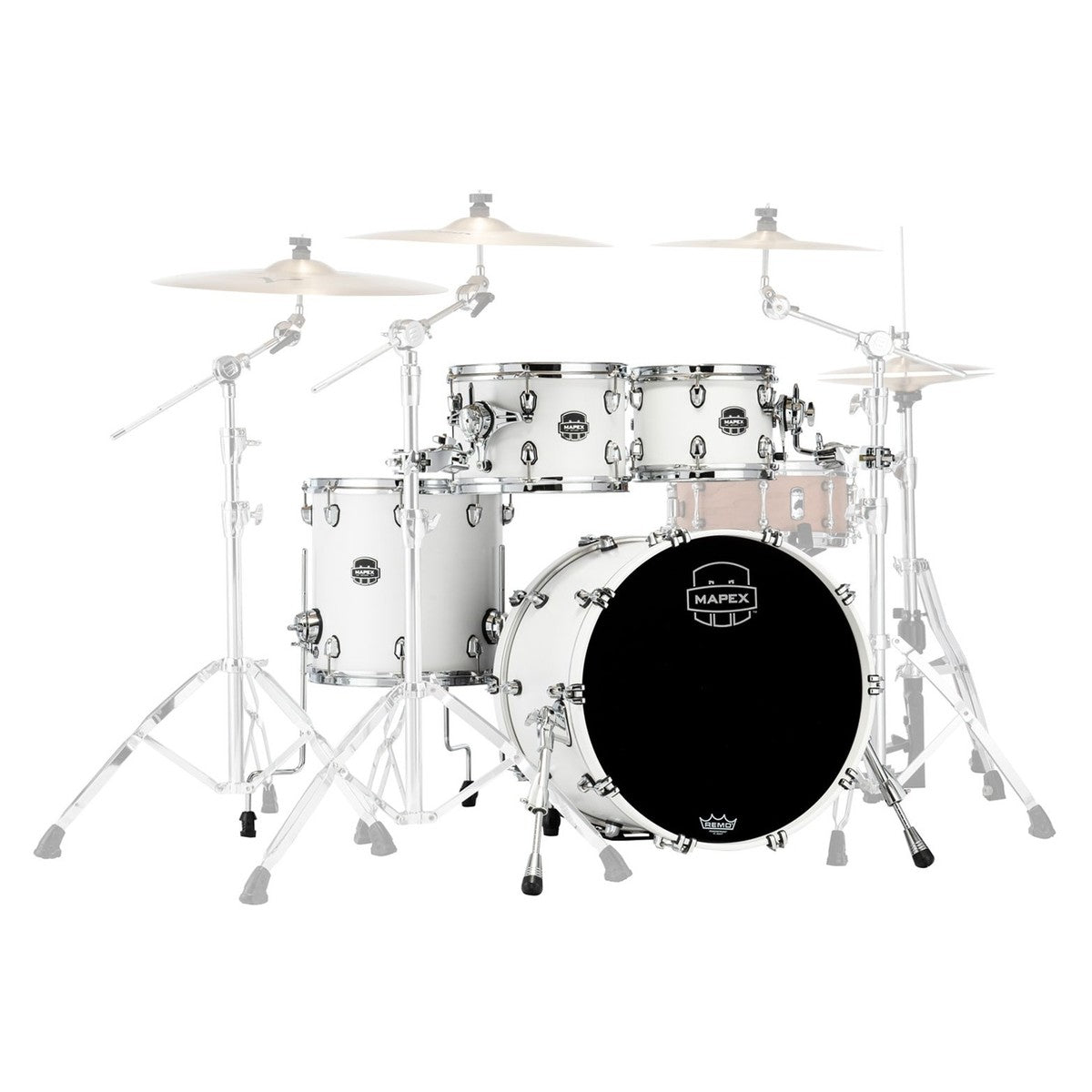 Trống Cơ Mapex Saturn Maple - Walnut Hybrid SR504X (20/10-12/14) - Việt Music