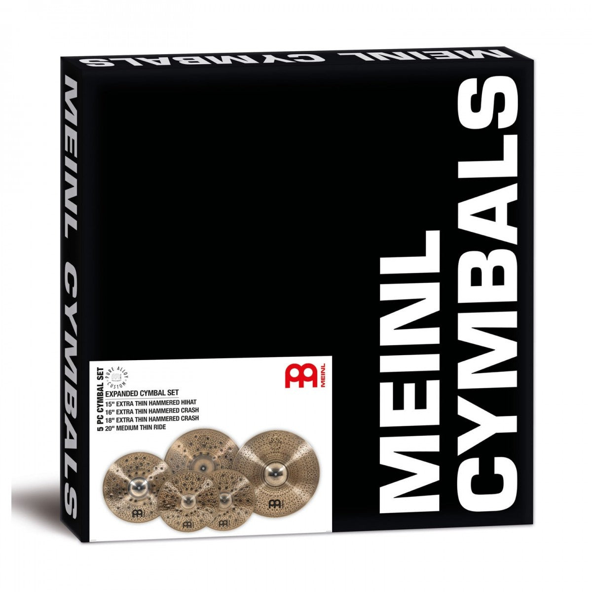 Bộ Cymbal Meinl Pure Alloy Custom Expanded Cymbal Set - PAC-CS2 - Việt Music