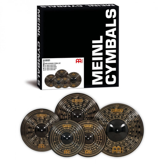 Bộ Cymbal Meinl Classics Custom Dark Expanded Cymbal Set - CCD-CS4 - Việt Music