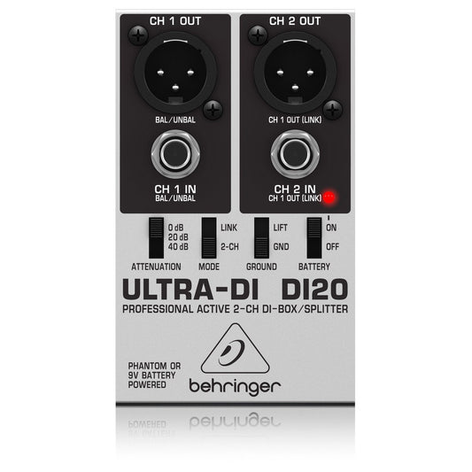 Direct Box Behringer Ultra-DI DI20 2-Channel Active - Việt Music