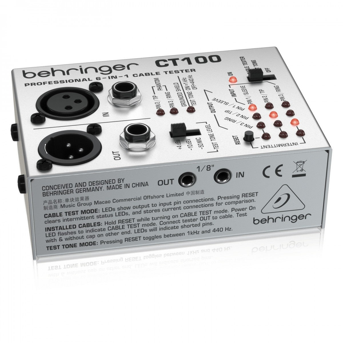 Máy Kiểm Tra Cáp Behringer CT100 Cable Tester - Việt Music