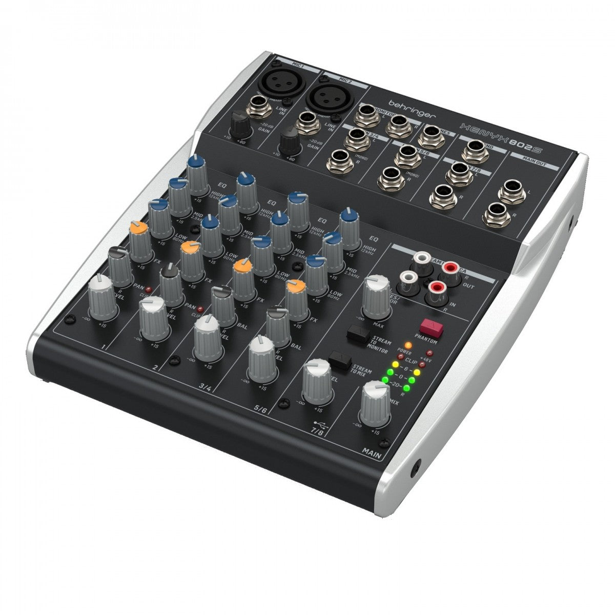 Mixer Behringer XENYX 802S Premium 8-Channel With USB Streaming - Việt Music