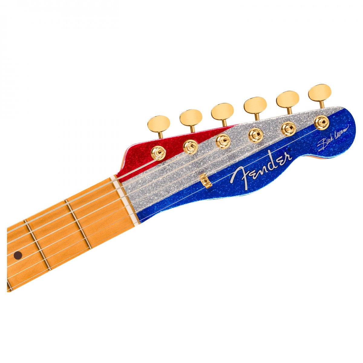 Đàn Guitar Điện Fender Limited Edition Buck Owens Telecaster SS, Maple Finegerboard, Silver and Blue Sparkle - Việt Music