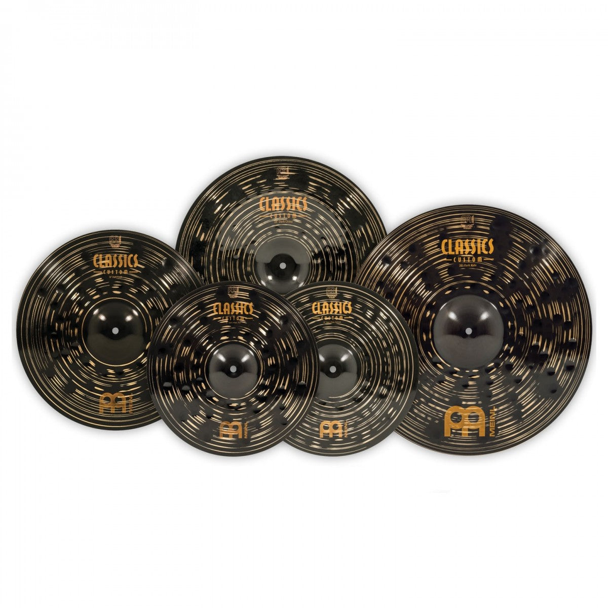 Bộ Cymbal Meinl Classics Custom Dark Expanded Cymbal Set - CCD-CS1 - Việt Music