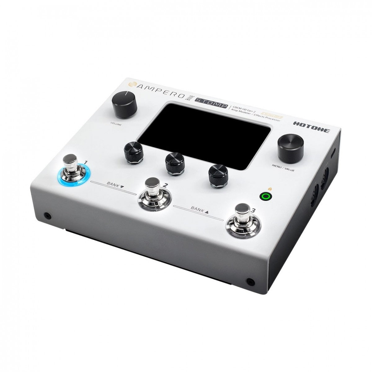 Pedal Guitar Hotone Ampero II Stomp MP-300 Amp Modeler and Effects