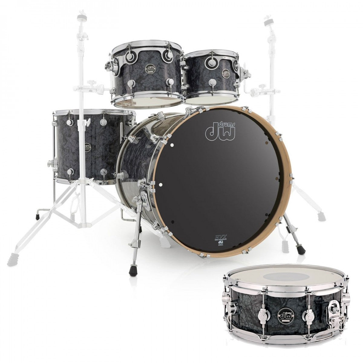 Trống Cơ DW Performance Series 22" 5 Piece Maple (22/10 - 12/14/14) - Việt Music