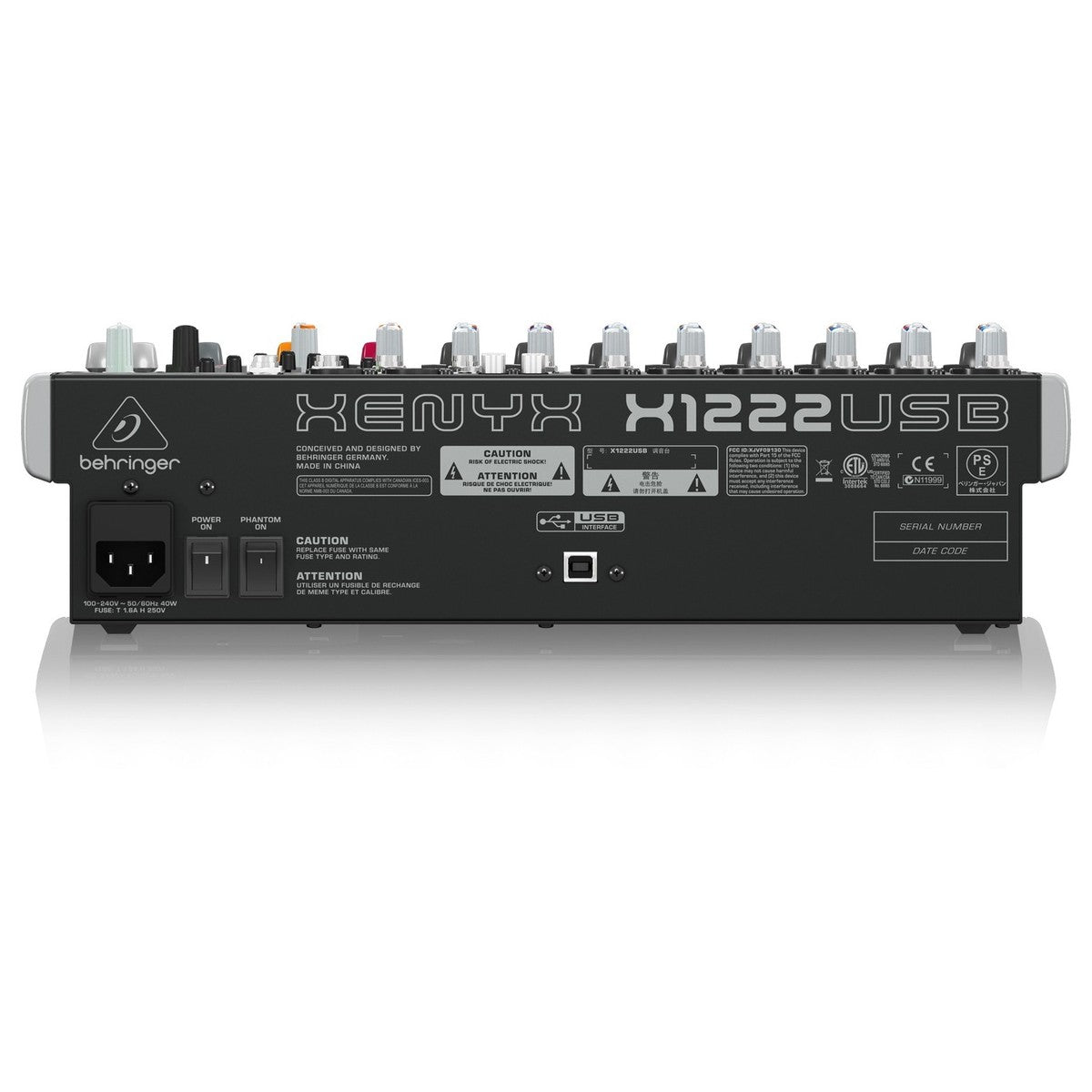 Mixer Behringer XENYX X1222USB 12-Channel With USB and Effects - Việt Music