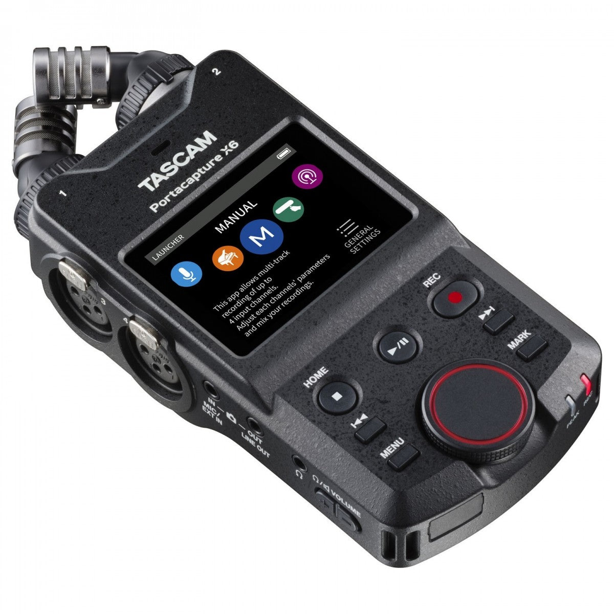 Thiết Bị Ghi Âm Tascam Portacapture X6 32-bit 6-Channel Multitrack Field Recorder - Việt Music