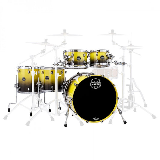 Trống Cơ Mapex Saturn Maple - Walnut Hybrid SR628XU (22/10-12/14/16) - Việt Music