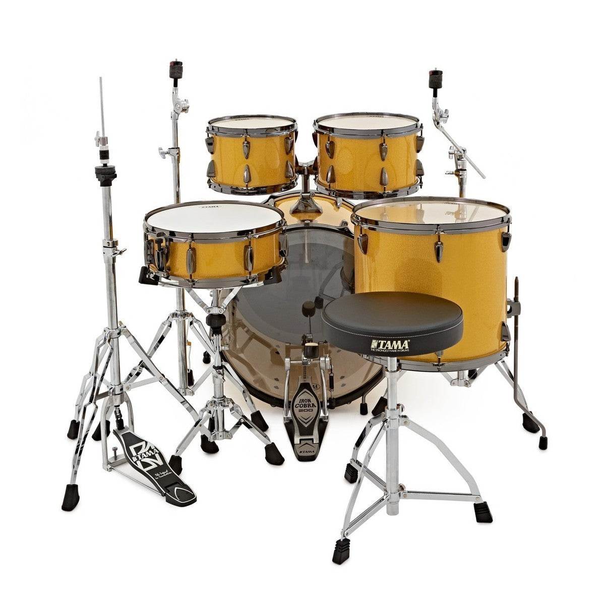 Trống Cơ Tama Imperialstar IP58H6NB (18B/10T-12T/14F/13S + Hardware), w/Black Nickel Shell Hardware, Accu-Tune Hoop Bass Drum - Việt Music