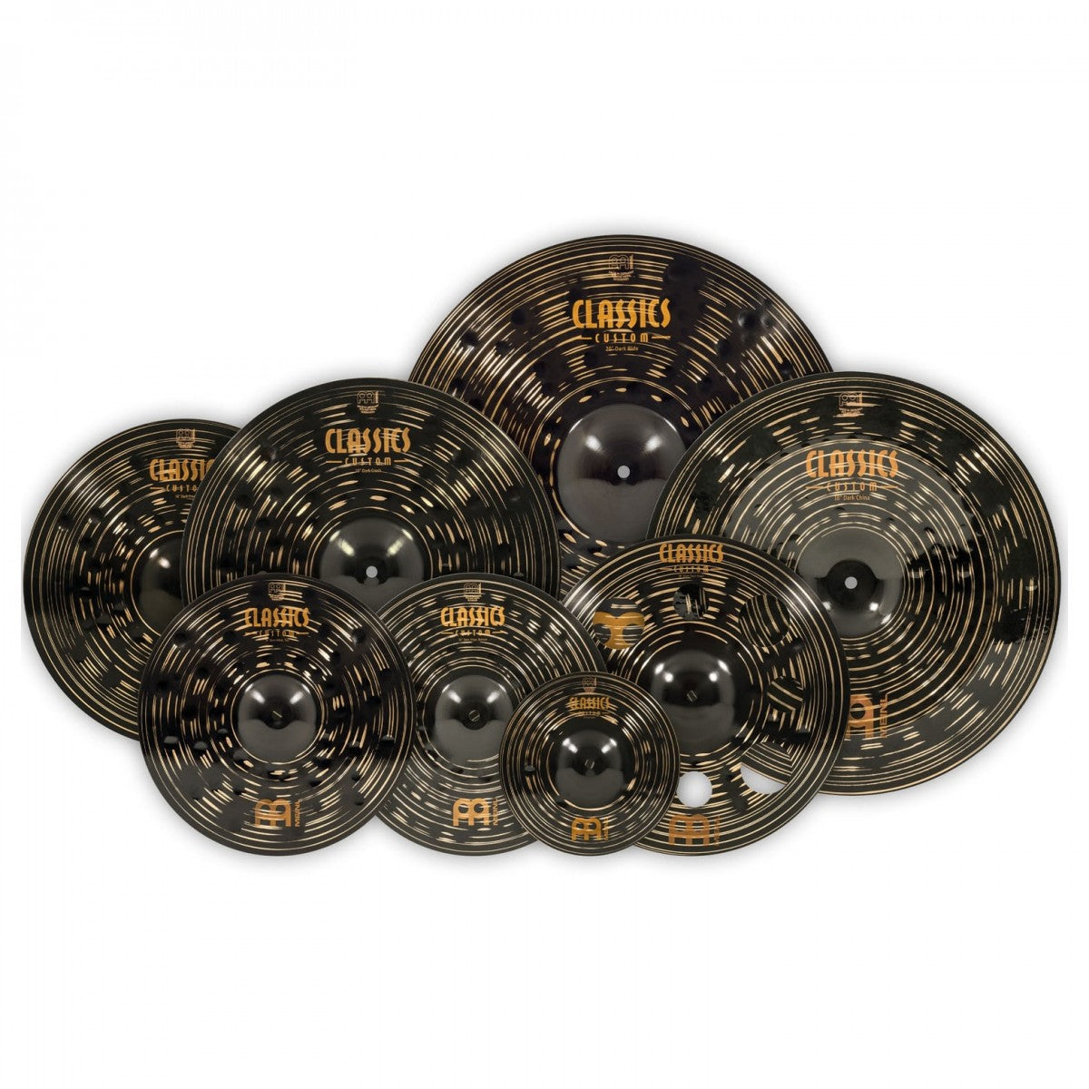 Bộ Cymbal Meinl Classics Custom Dark Expanded Cymbal Set - CCD-CS2 - Việt Music