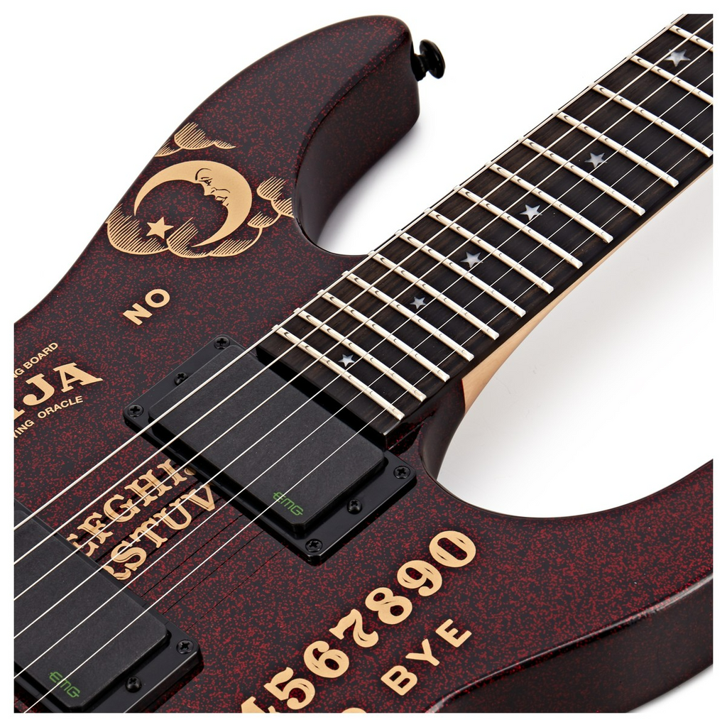 Đàn Guitar Điện ESP Kirk Hammett Ouija Sparkle - Limited Edition HH, Ebony Fingerboard