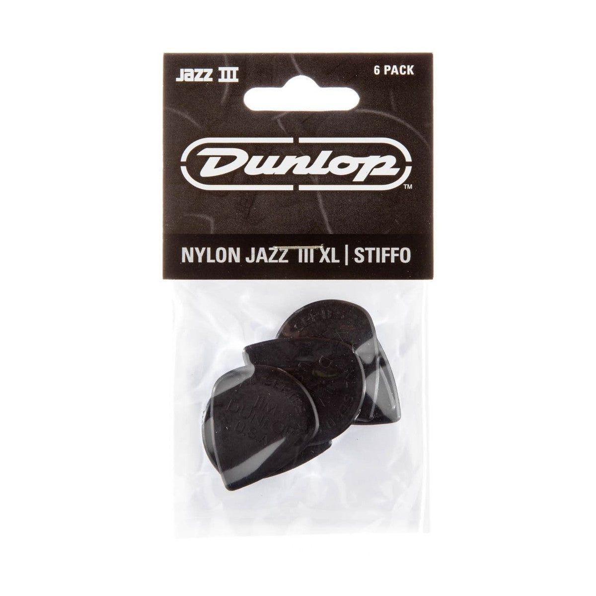 Pick Gảy Đàn Guitar Jim Dunlop JD-47PXLS Nylon Jazz III XL, 6pc - Việt Music