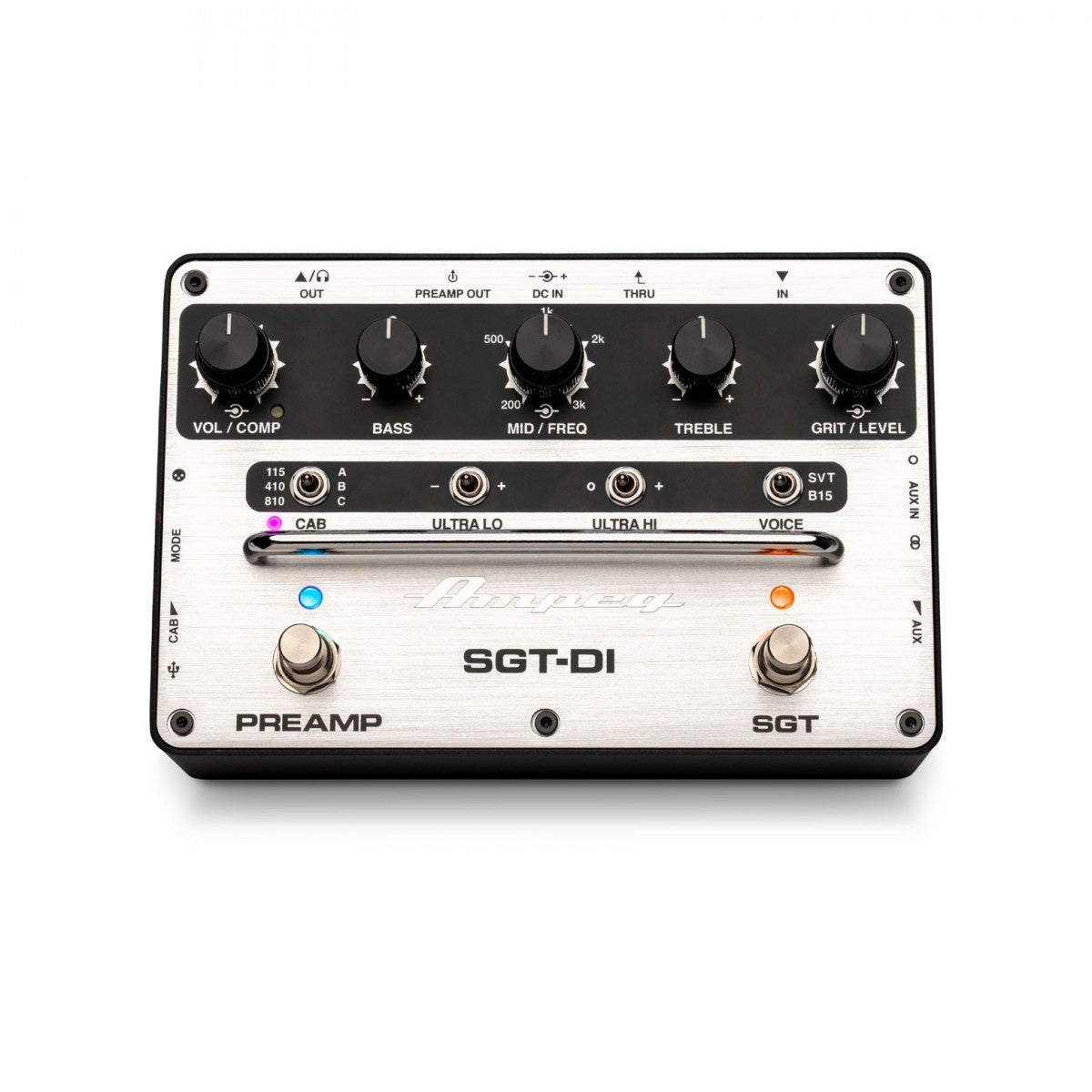 Pedal Guitar Ampeg SGT-DI Preamp / DI Bass - Việt Music