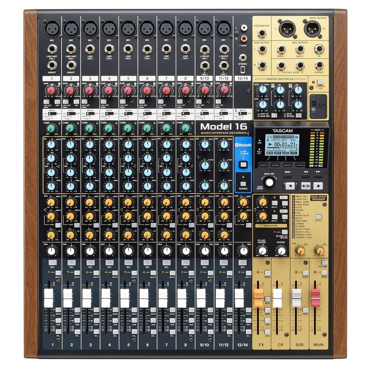 Mixer Tascam Model 16 Analog with Digital Recorder - Việt Music