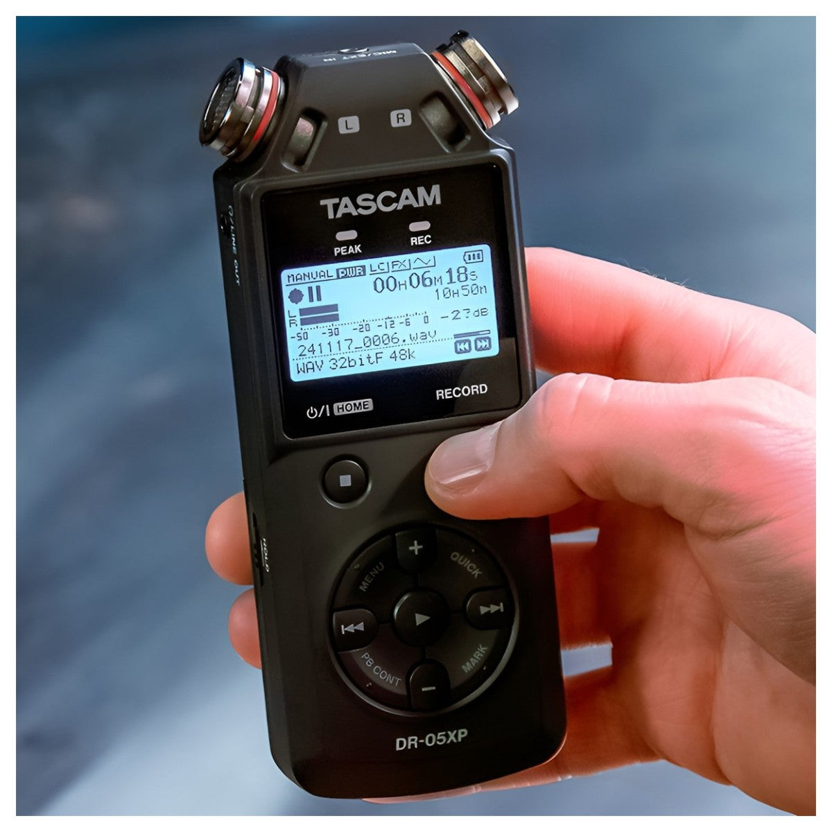 Thiết Bị Ghi Âm Tascam DR-05XP Portable Handheld Recorder with Interface - Việt Music