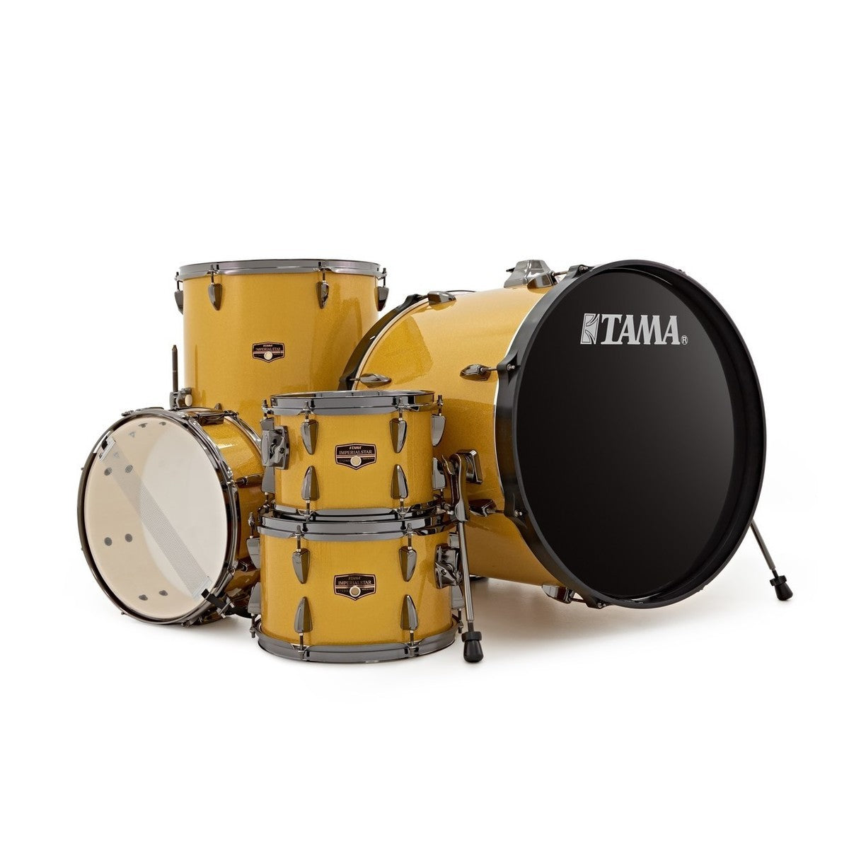 Trống Cơ Tama Imperialstar IP58H6NB (18B/10T-12T/14F/13S + Hardware), w/Black Nickel Shell Hardware, Accu-Tune Hoop Bass Drum - Việt Music