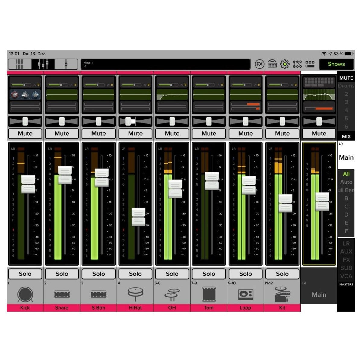 Mixer Mackie DL32S 32-Channel Rackmount Digital - Việt Music