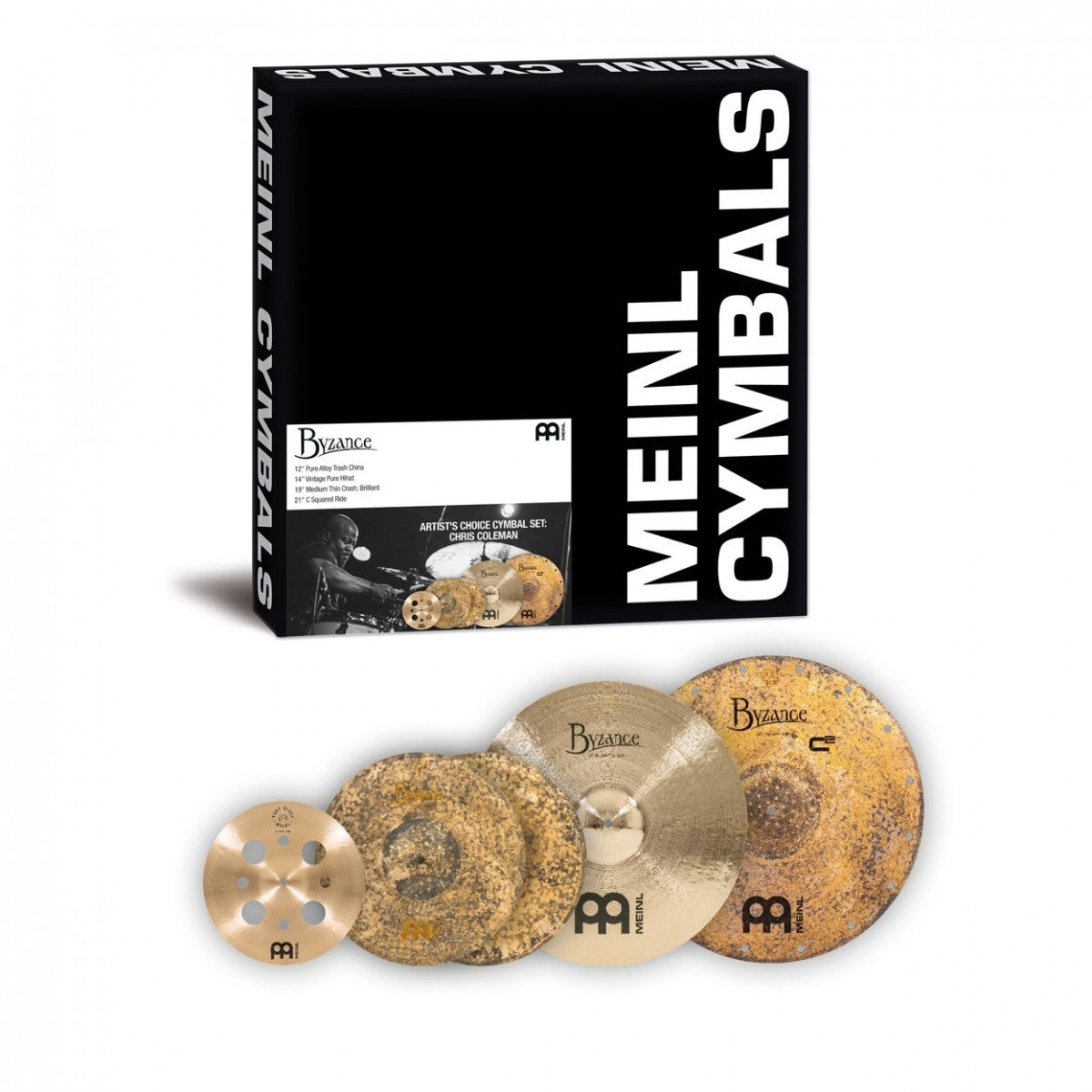 Bộ Cymbal Meinl Byzance Vintage Artist's Choice Cymbal Set Chris Coleman - A-CS5 Limited - Việt Music