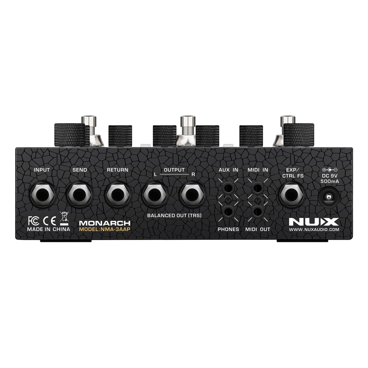 Pedal Guitar Nux Amp Academy Stomp NMA-3AAP - Compact Modeler