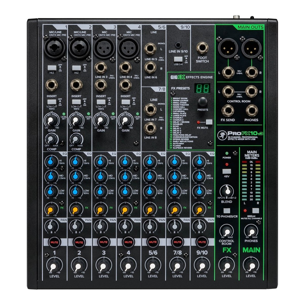 Mixer Mackie ProFX10v3 - Việt Music