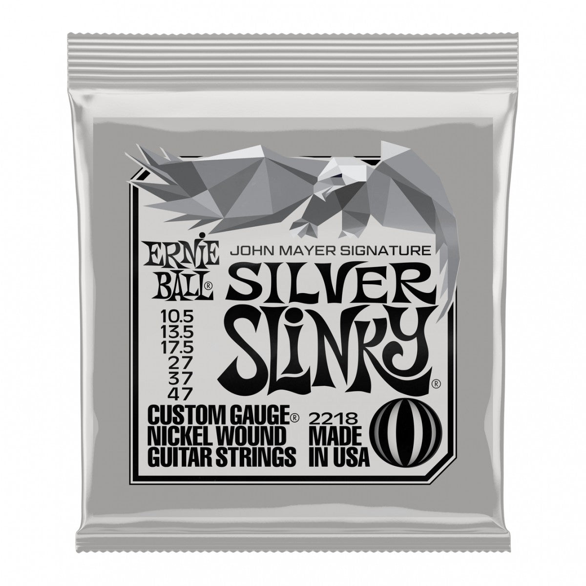 Dây Đàn Guitar Điện Ernie Ball P02218 John Mayer Silver Slinky Signature Nickel Plated Steel - Việt Music