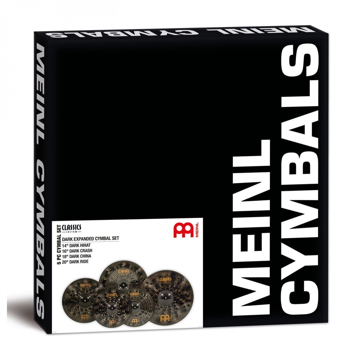 Bộ Cymbal Meinl Classics Custom Dark Expanded Cymbal Set - CCD-CS1 - Việt Music