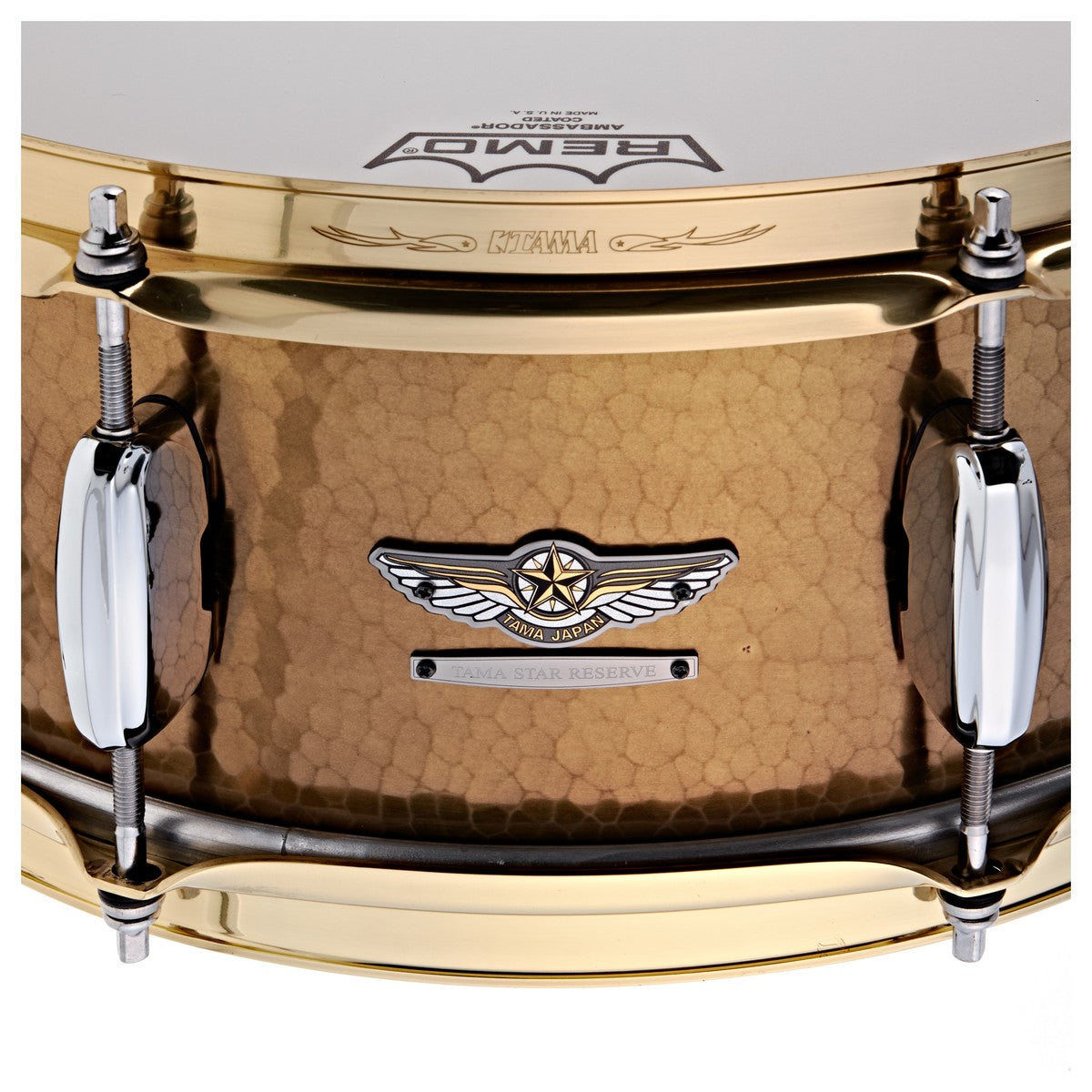 Trống Snare Tama Star Reserve Hand Hammered Brass TBRS1455H - Việt Music