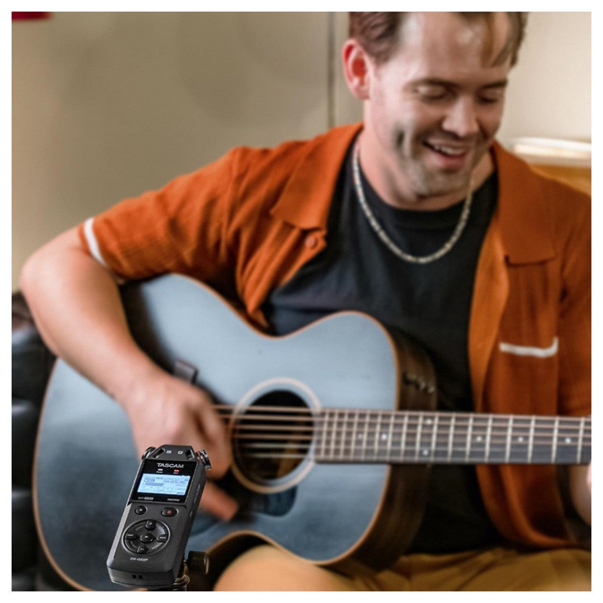 Thiết Bị Ghi Âm Tascam DR-07XP Portable Handheld Recorder with Interface - Việt Music