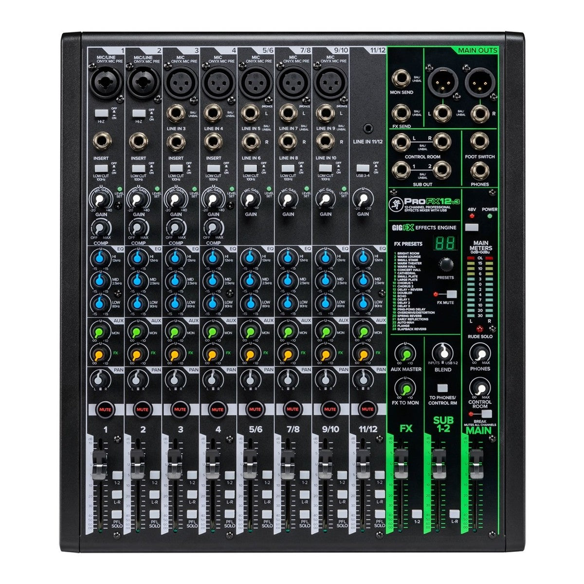 Mixer Mackie ProFX12v3 - Việt Music