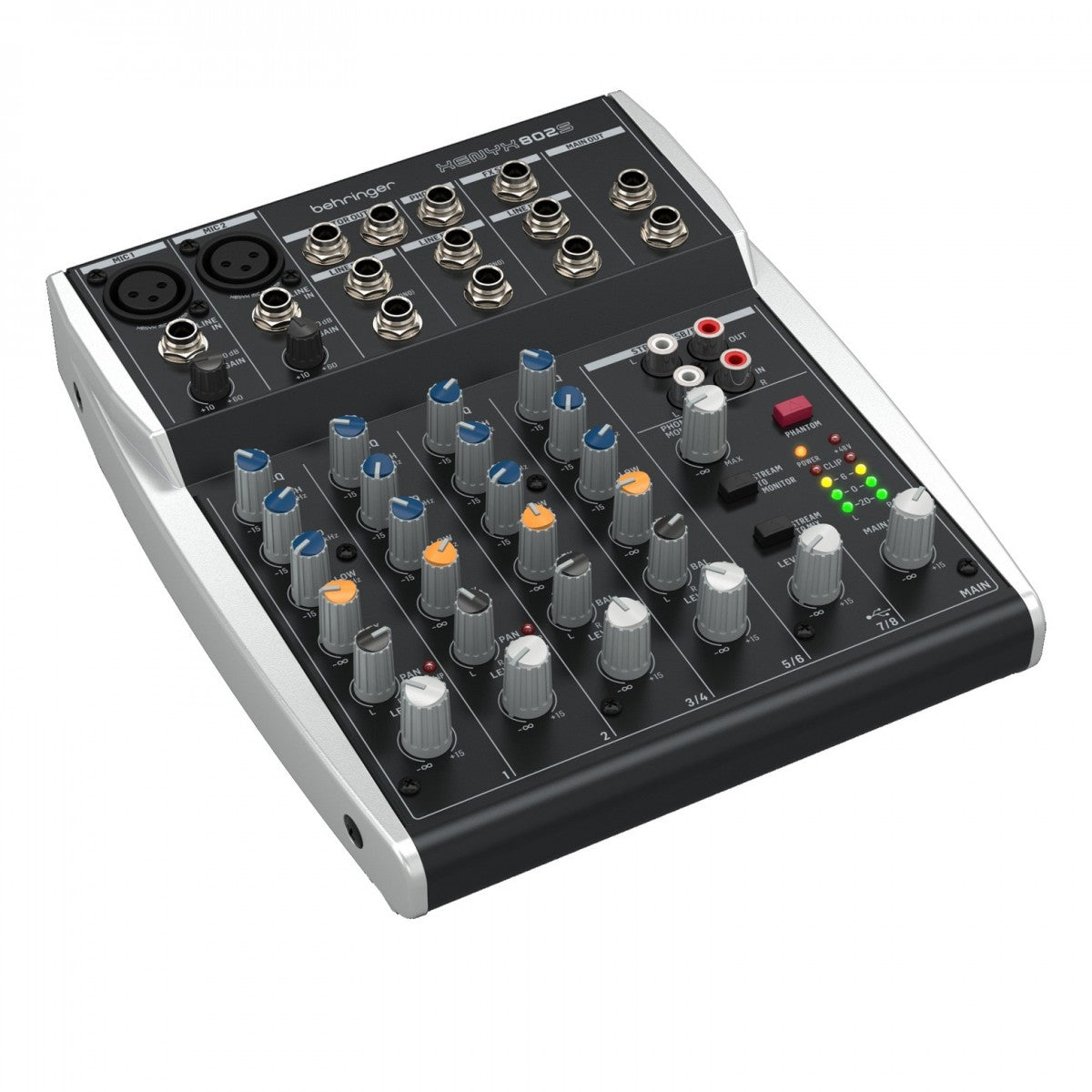 Mixer Behringer XENYX 802S Premium 8-Channel With USB Streaming - Việt Music