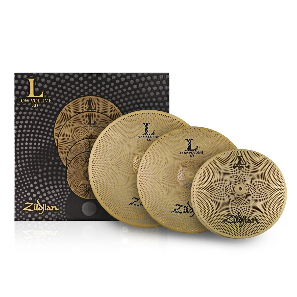 Bộ Cymbal Zildjian L80 Low Volume Pack 14/16/18 - LV468 - Việt Music
