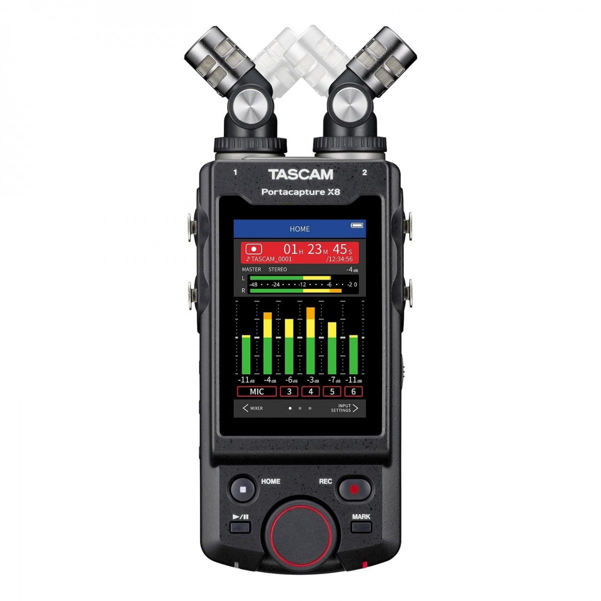 Thiết Bị Ghi Âm Tascam Portacapture X8 32-bit 8-Channel Multitrack Field Recorder - Việt Music