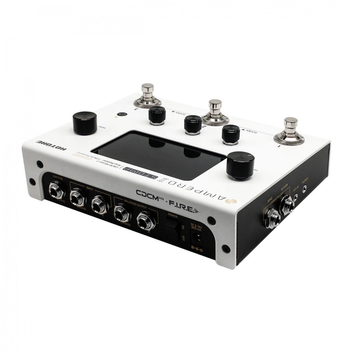 Pedal Guitar Hotone Ampero II Stomp MP-300 Amp Modeler and Effects