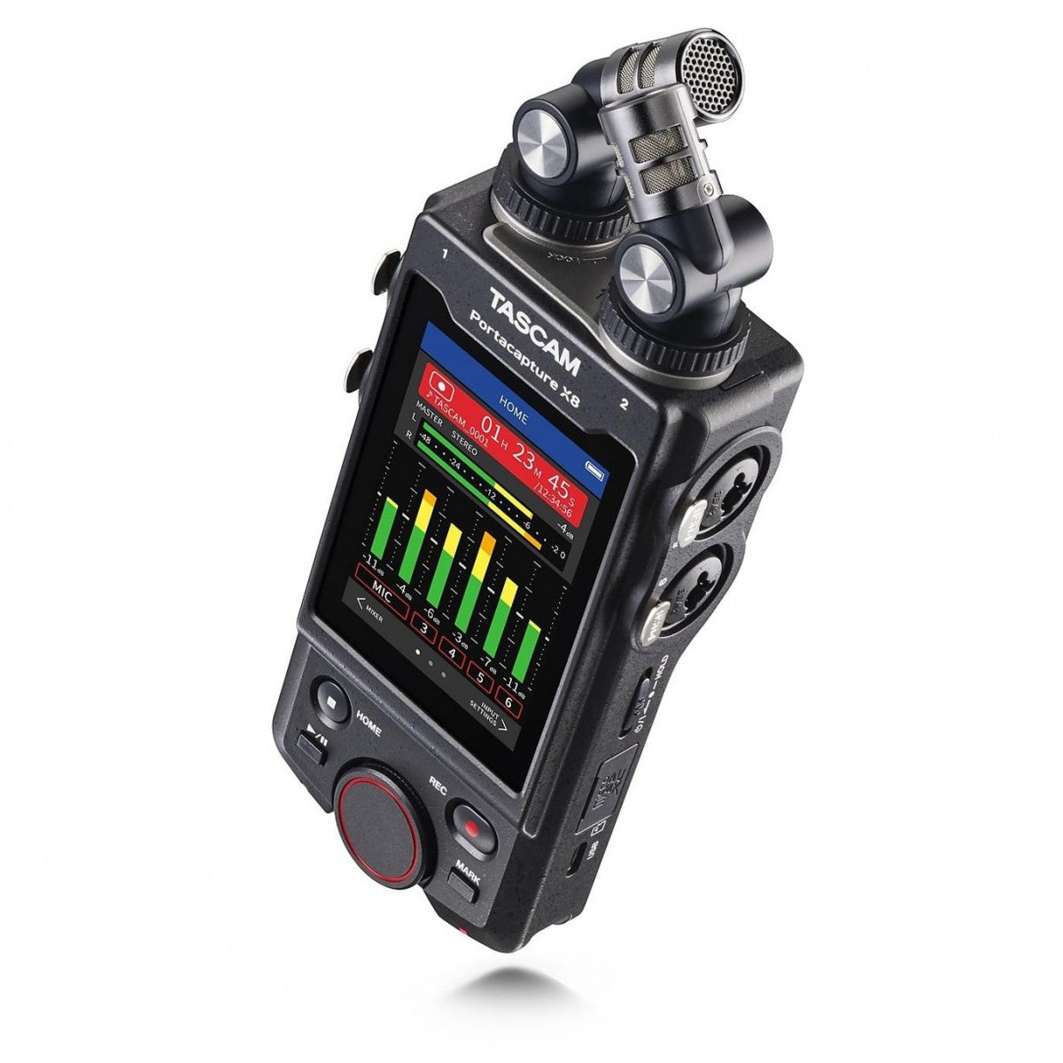 Thiết Bị Ghi Âm Tascam Portacapture X8 32-bit 8-Channel Multitrack Field Recorder - Việt Music