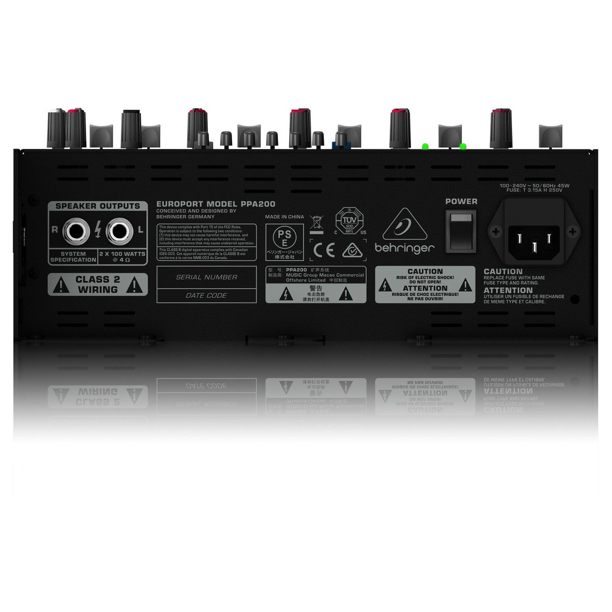 Loa Behringer Europort PPA200 5 Channel Portable PA System - Việt Music