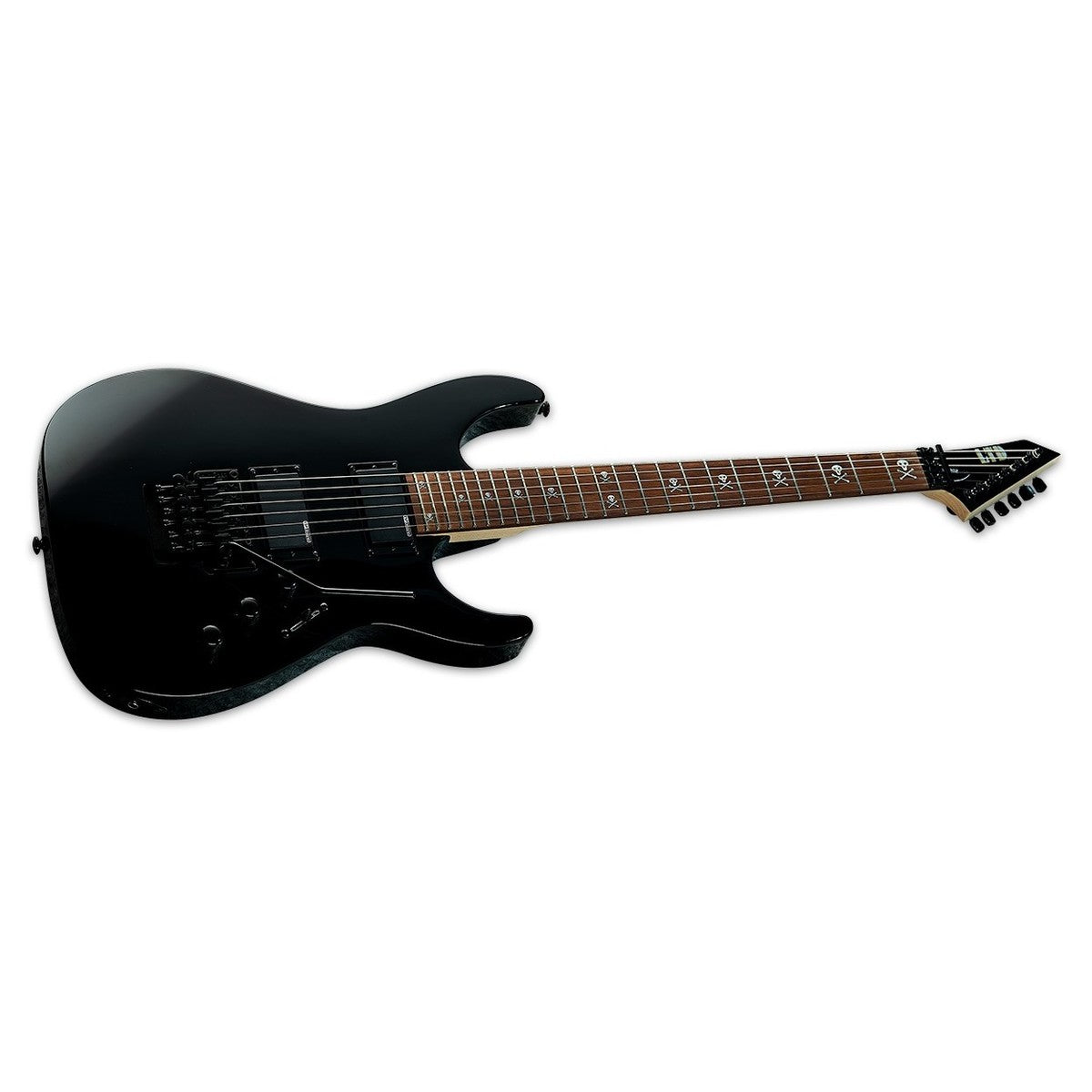 Đàn Guitar Điện ESP LTD Kirk Hammett Signature KH-202 HH, Rosewood Fingerboard, Black - Việt Music