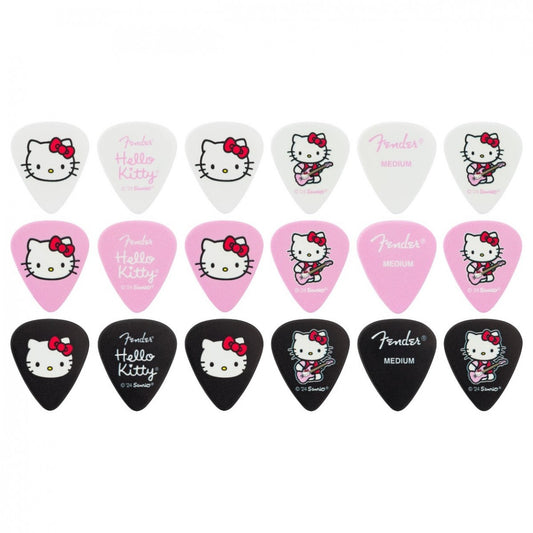 Pick Gảy Đàn Guitar Fender x Hello Kitty, 18pc - Việt Music