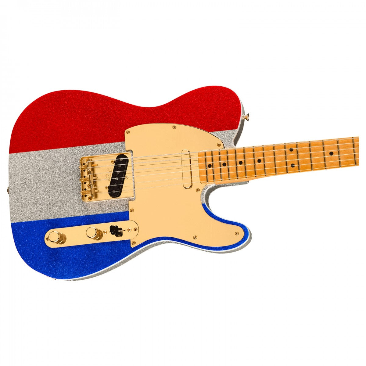 Đàn Guitar Điện Fender Limited Edition Buck Owens Telecaster SS, Maple Finegerboard, Silver and Blue Sparkle - Việt Music