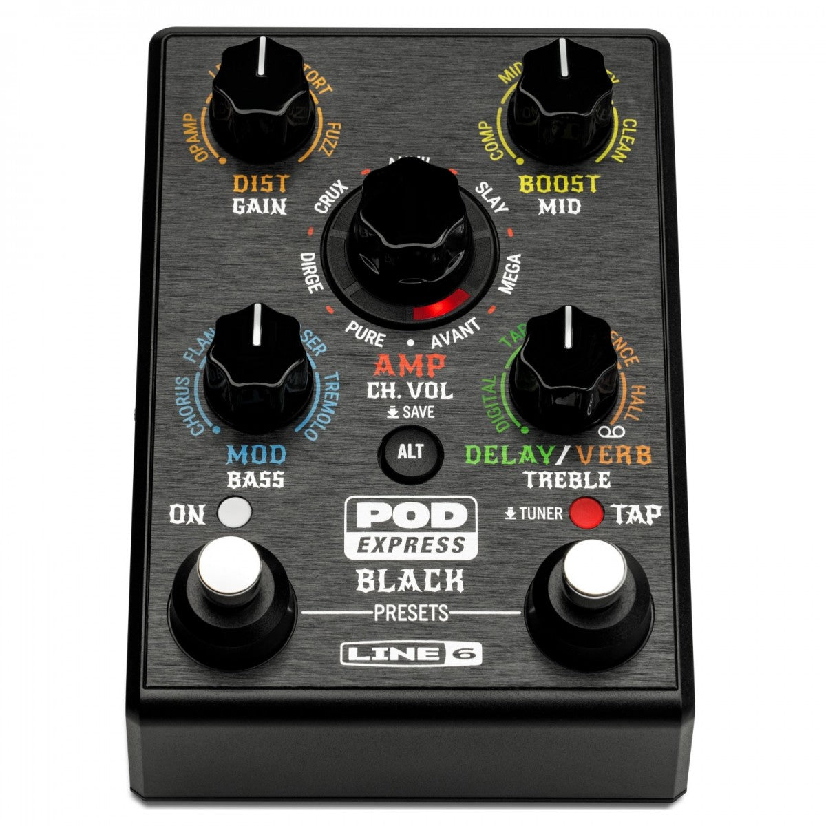 Pedal Guitar Line 6 Pod Express Black Guitar Amp and Effect Processor - Việt Music