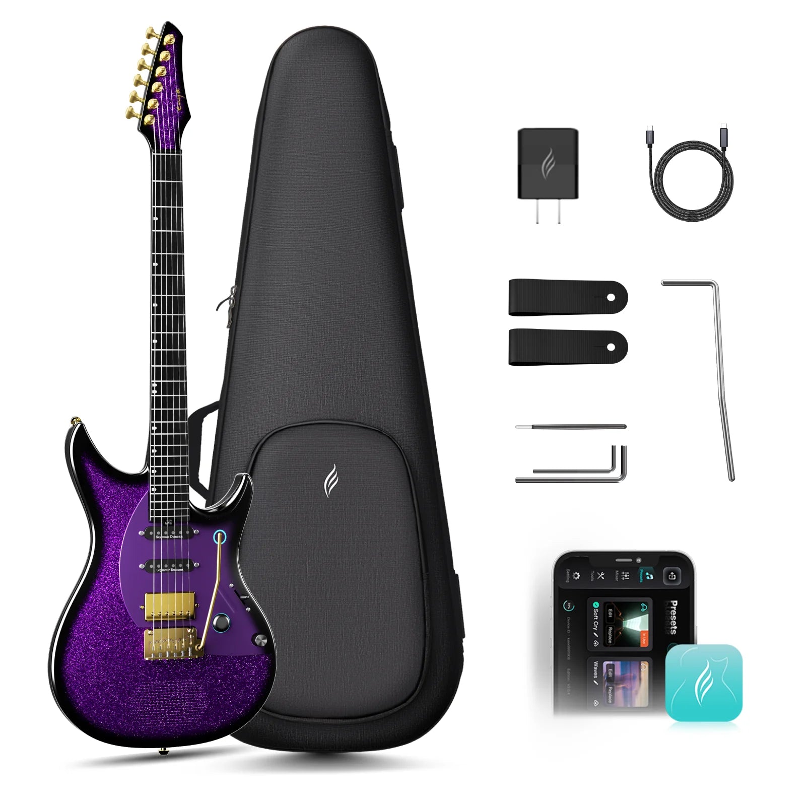 Đàn Guitar Điện Enya Inspire Pro SD - Pickups Seymour Duncan - Việt Music
