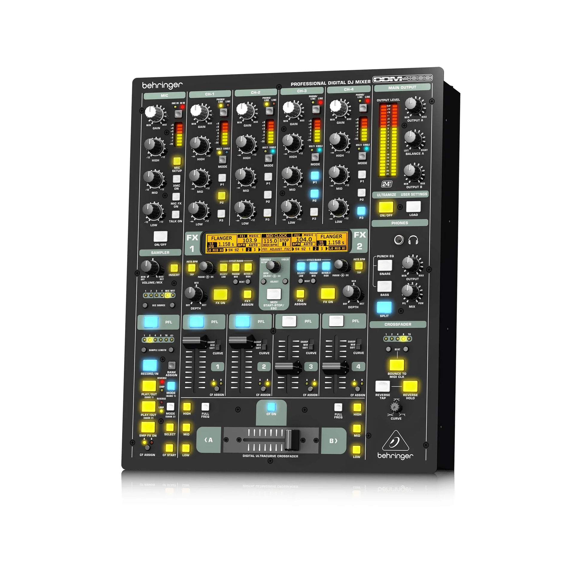 Mixer Behringer DDM4000 5-Channel Digital DJ - Việt Music