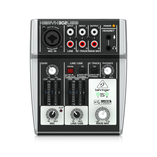 Mixer Behringer XENYX 302USB 3-Channel - Việt Music