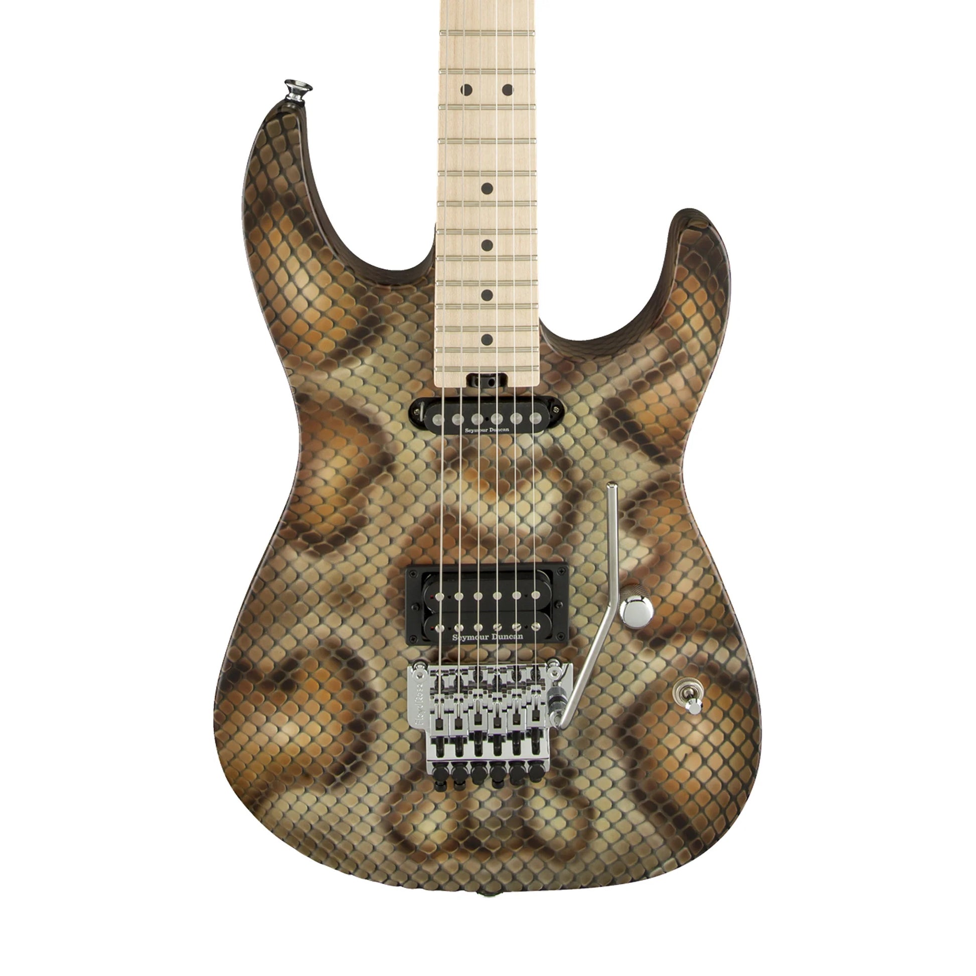 Đàn Guitar Điện Charvel Warren DeMartini USA Signature Pro-Mod Snake HS, Maple Fingerboard, Snake Skin - Việt Music