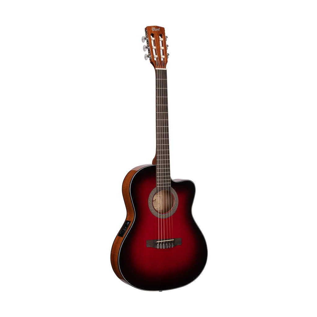 Đàn Guitar Classic Cort Jade E Nylon, Burgundy Red Burst