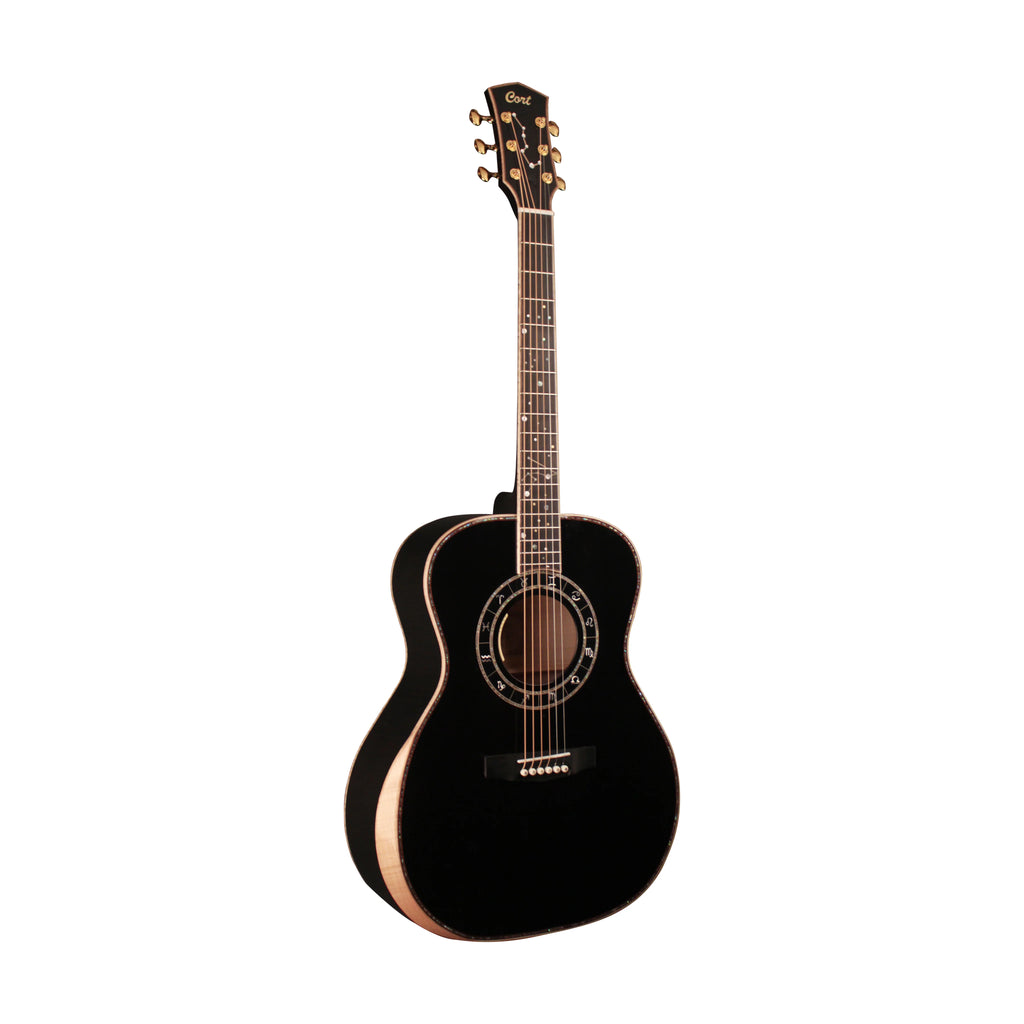 Đàn Guitar Acoustic Cort Seven Stars, Trans Black