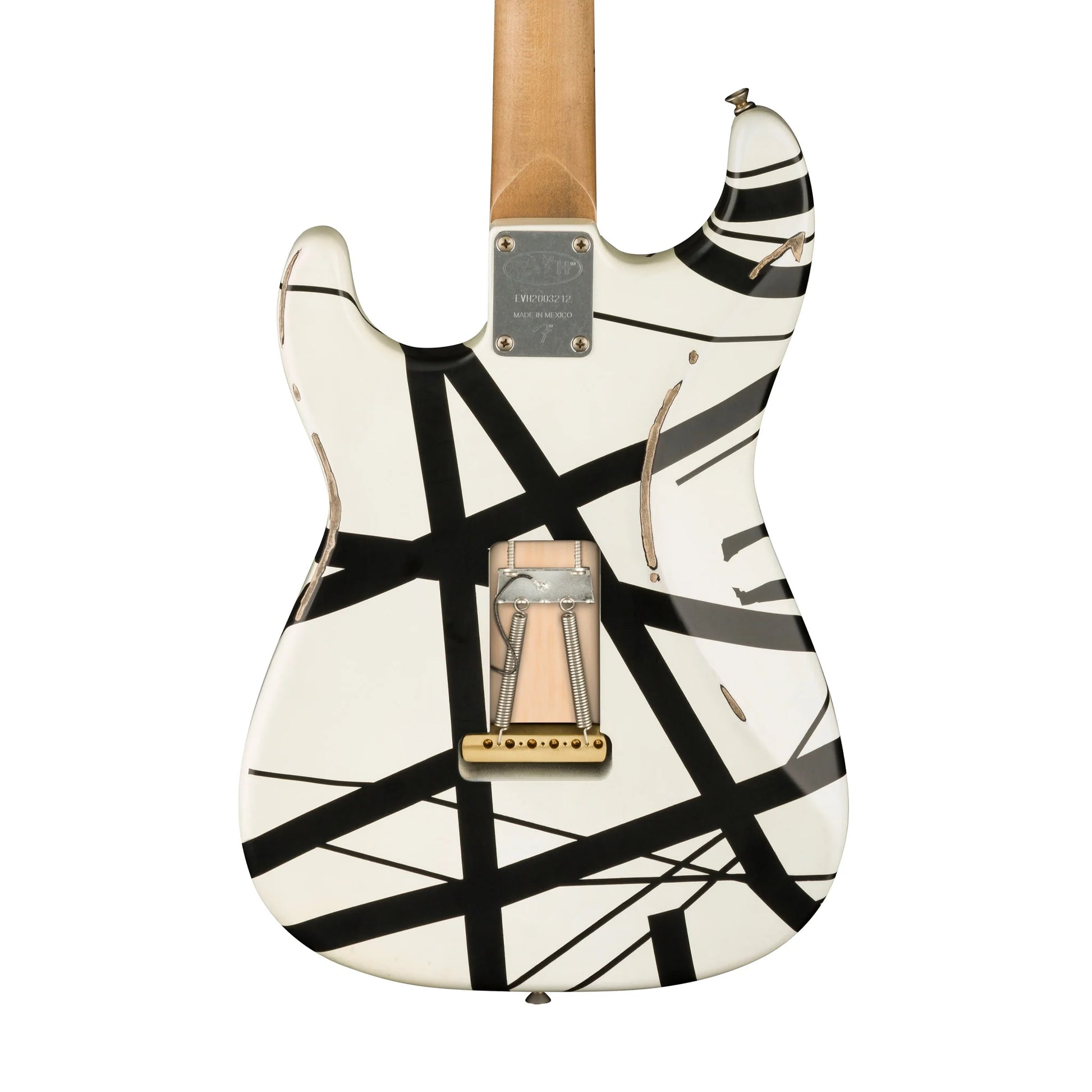 Đàn Guitar Điện EVH Striped Series 78 Eruption H, Maple Fingerboard, Black/White - Việt Music